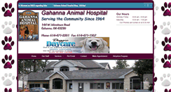 Desktop Screenshot of gahannaanimalhospital.org