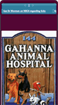 Mobile Screenshot of gahannaanimalhospital.org